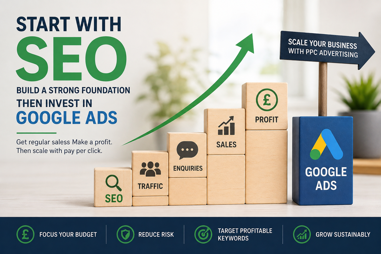 Start With SEO Before Spending Heavily on Google Ads