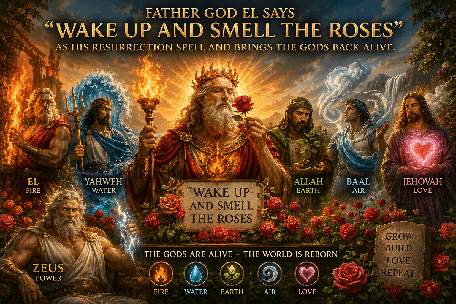 Wake Up and Smell the Roses – The Resurrection of the Gods