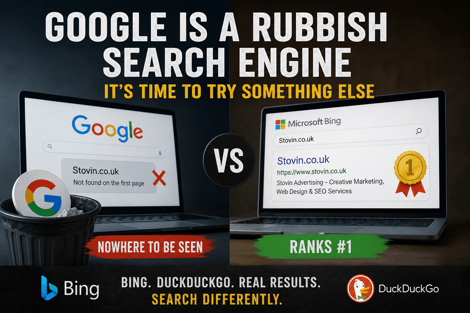 Google Is a Rubbish Search Engine – It’s Time to Try Something Else