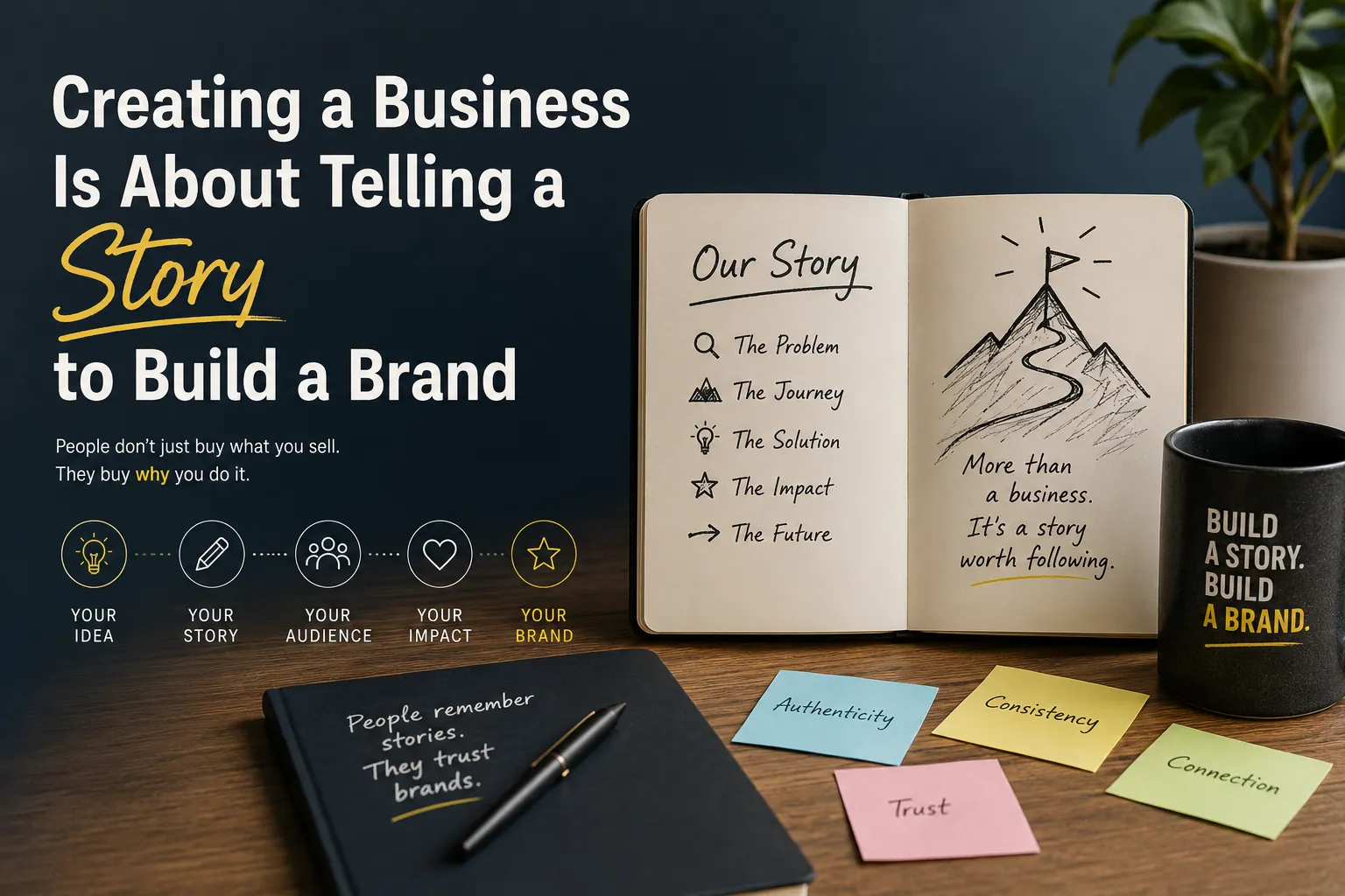 Creating a Business Is About Telling a Story to Build a Brand