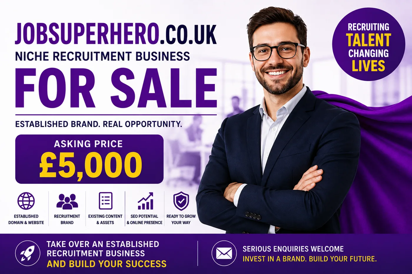 Recruitment business for sale