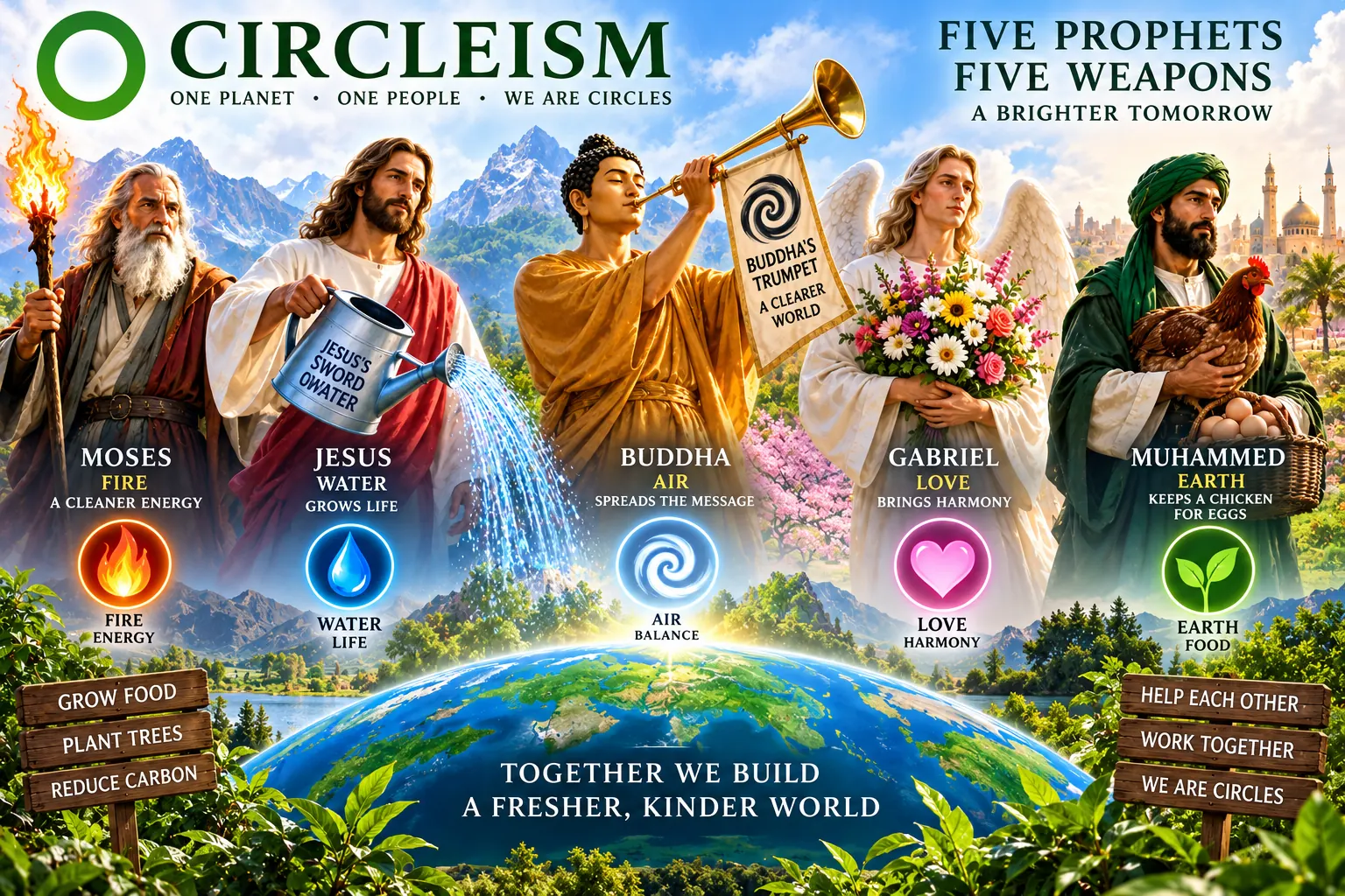 Welcoming God’s New Kingdom with the Five Elemental Prophets